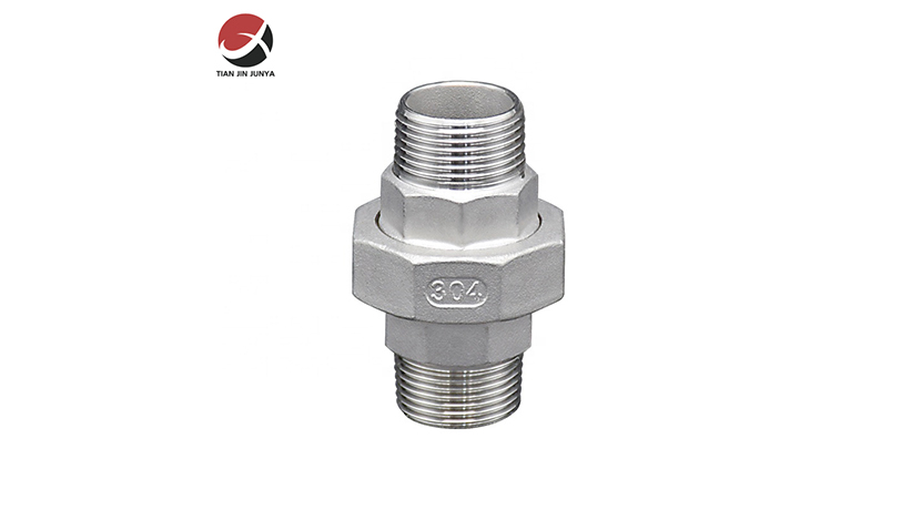 不鏽鋼(gang)雙頭外牙(yá)活接管件(jian)