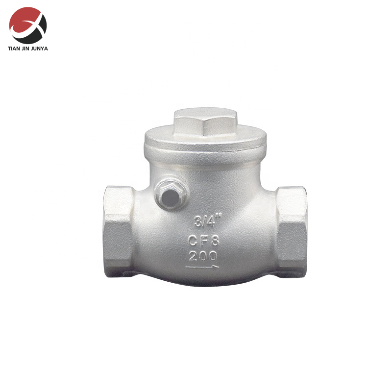 不鏽(xiu)鋼内螺(luó)紋卧式(shi)單向止(zhi)回閥